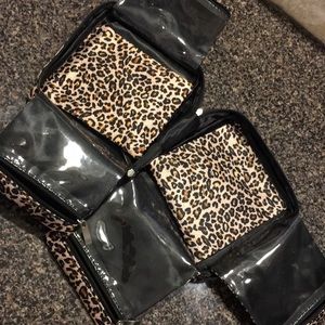 Cheetah Print Jewelry Travel Bag